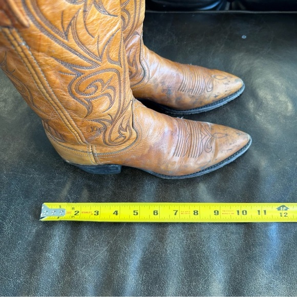 Dan Post Women’s Cowboy Boots Cognac size 6.5 - Picture 7 of 11